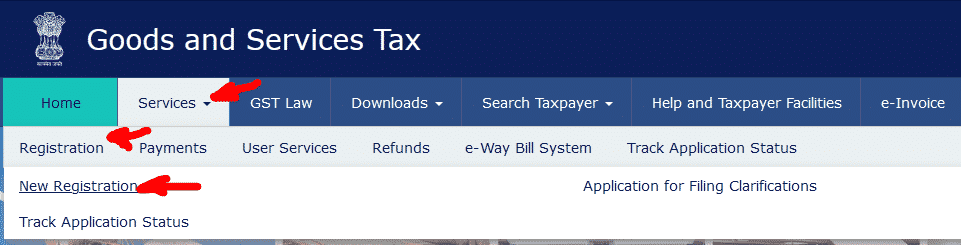 GST Registration steps - How to apply for a new GST Number online